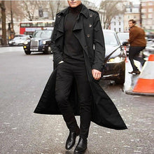 Load image into Gallery viewer, New Long Coat Men Spring Autumn Men's Trench Casual Trench Coat Men Loose British Style Men's Trench Overcoat Streetwear Coat