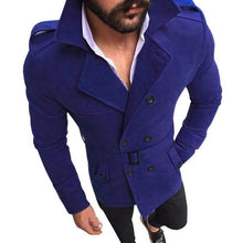 Load image into Gallery viewer, New Long Coat Men Spring Autumn Men's Trench Casual Trench Coat Men Loose British Style Men's Trench Overcoat Streetwear Coat