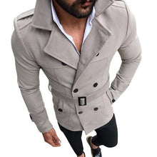Load image into Gallery viewer, New Long Coat Men Spring Autumn Men's Trench Casual Trench Coat Men Loose British Style Men's Trench Overcoat Streetwear Coat
