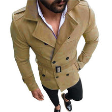 Load image into Gallery viewer, New Long Coat Men Spring Autumn Men's Trench Casual Trench Coat Men Loose British Style Men's Trench Overcoat Streetwear Coat