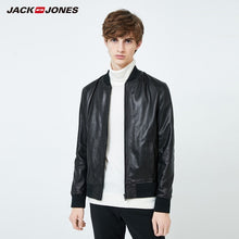 Load image into Gallery viewer, JackJones Men's Fashion Trend Genuine Leather Jacket Real Sheepskin Style Coat Menswear 219310503