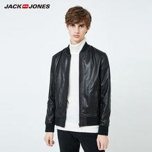 Load image into Gallery viewer, JackJones Men's Fashion Trend Genuine Leather Jacket Real Sheepskin Style Coat Menswear 219310503