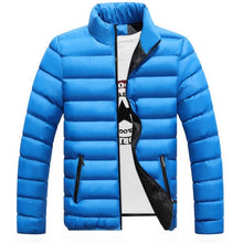 Load image into Gallery viewer, Men&#39;s Warm Down Coats for Winter Autumn 2019 New Slim Fit Winter Puffer Jacket Zipper Outdoor Hiking Camping Sport Cotton coats
