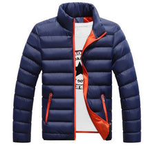 Load image into Gallery viewer, Men&#39;s Warm Down Coats for Winter Autumn 2019 New Slim Fit Winter Puffer Jacket Zipper Outdoor Hiking Camping Sport Cotton coats
