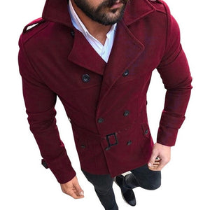 New Long Coat Men Spring Autumn Men's Trench Casual Trench Coat Men Loose British Style Men's Trench Overcoat Streetwear Coat