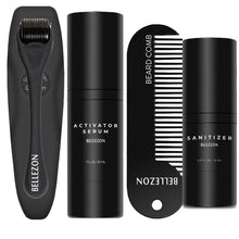 Load image into Gallery viewer, 4 Pcs/set Barbe Beard Growth Kit Hair Growth Enhancer Thicker Oil Nourishing Essence Leave-in Conditioner Beard Care with Comb
