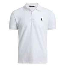 Load image into Gallery viewer, Nuevo Polo de hombre NEGIZBER, Polo informal de algodón con bordado de ciervo para hombres, polo de manga corta de gran cantidad para hombres
